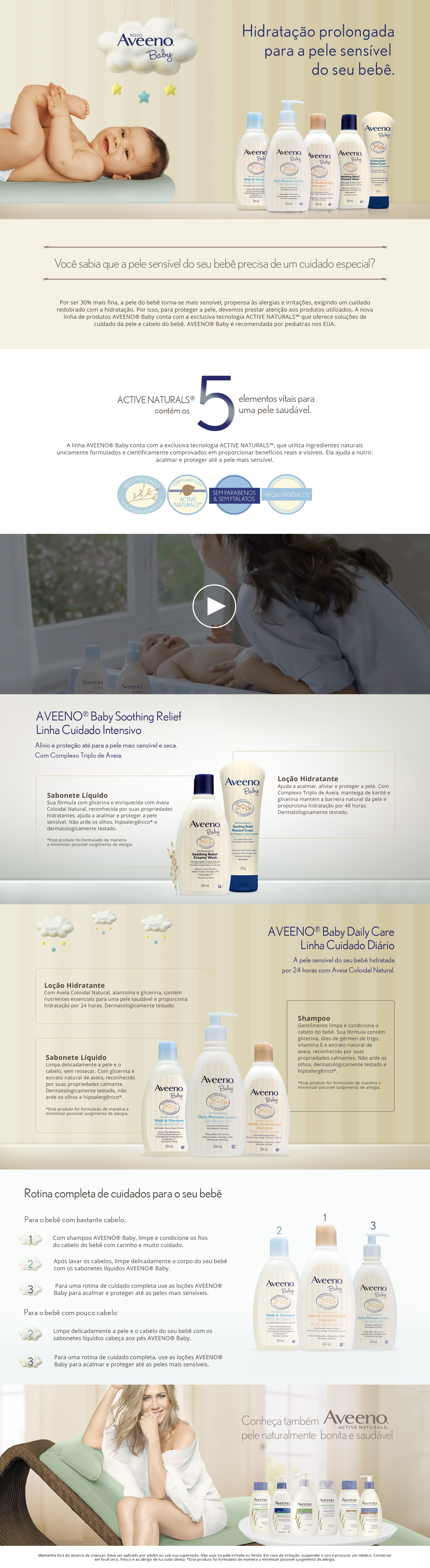 Sabonete Líquido Aveeno Baby - Soothing Relief Cuidado Intensivo