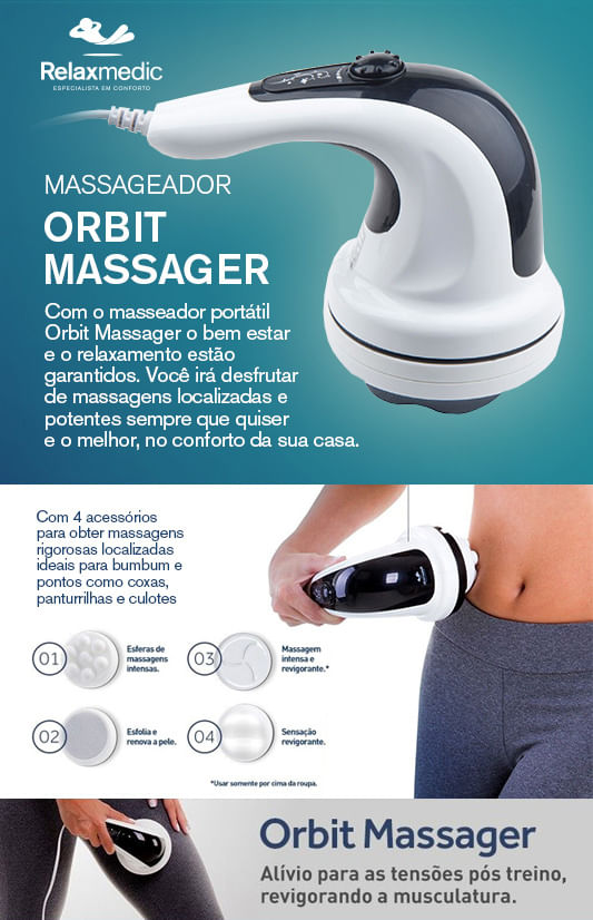 Massageador Relaxmedic - Orbit Massage