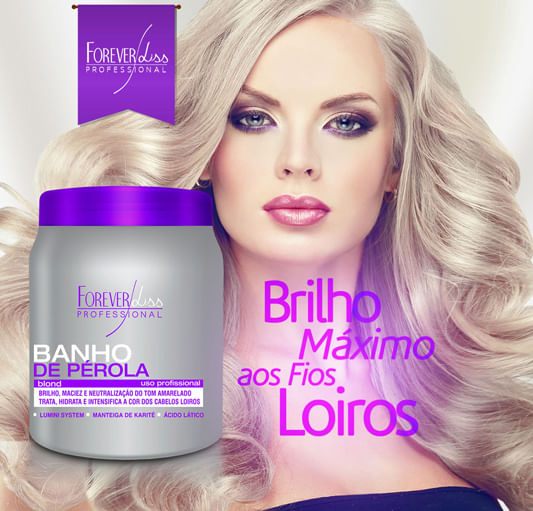 Forever Liss Banho De Pérola Blond Máscara 1 KG