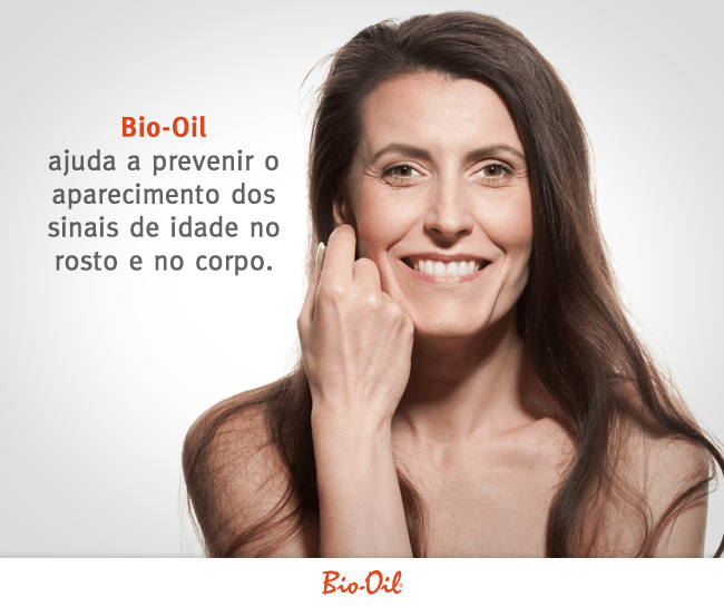 Bio-oil contra sinais de idade