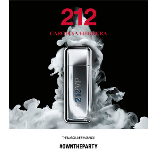 212 Vip Men Carolina Herrera - Perfume Masculino - Eau de Toilette