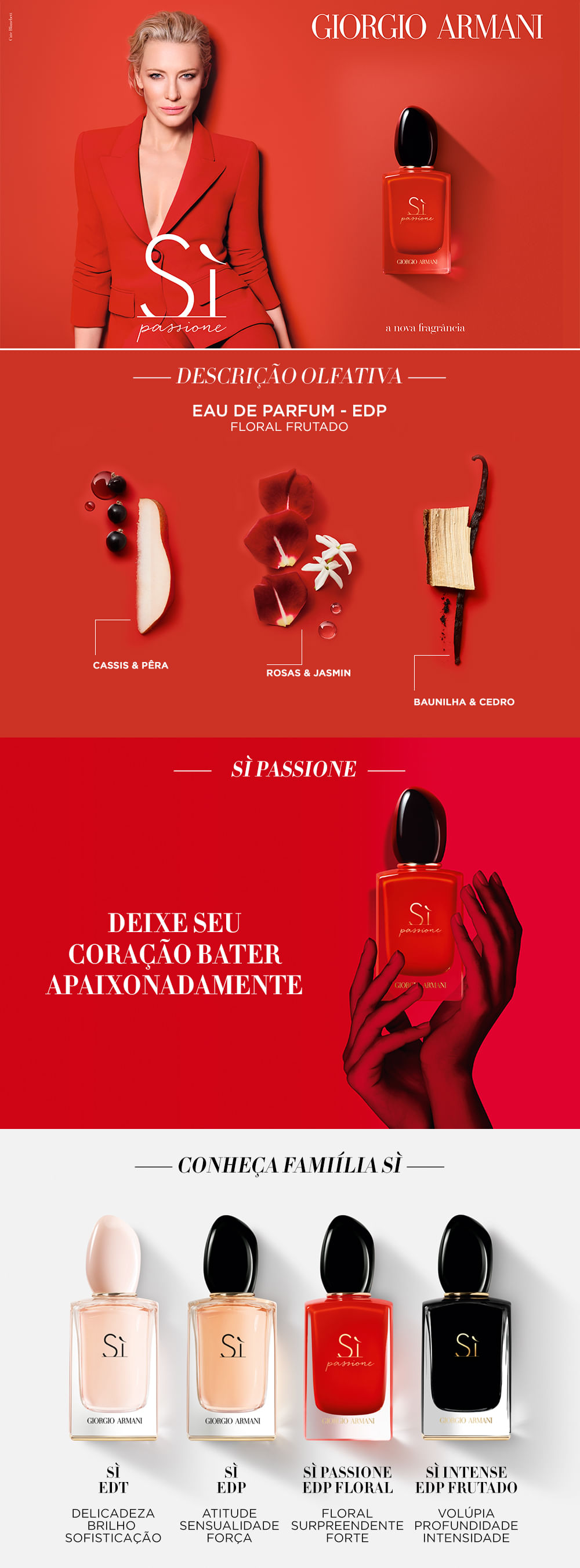  Sì Passione Giorgio Armani Perfume Feminino - Eau de Parfum