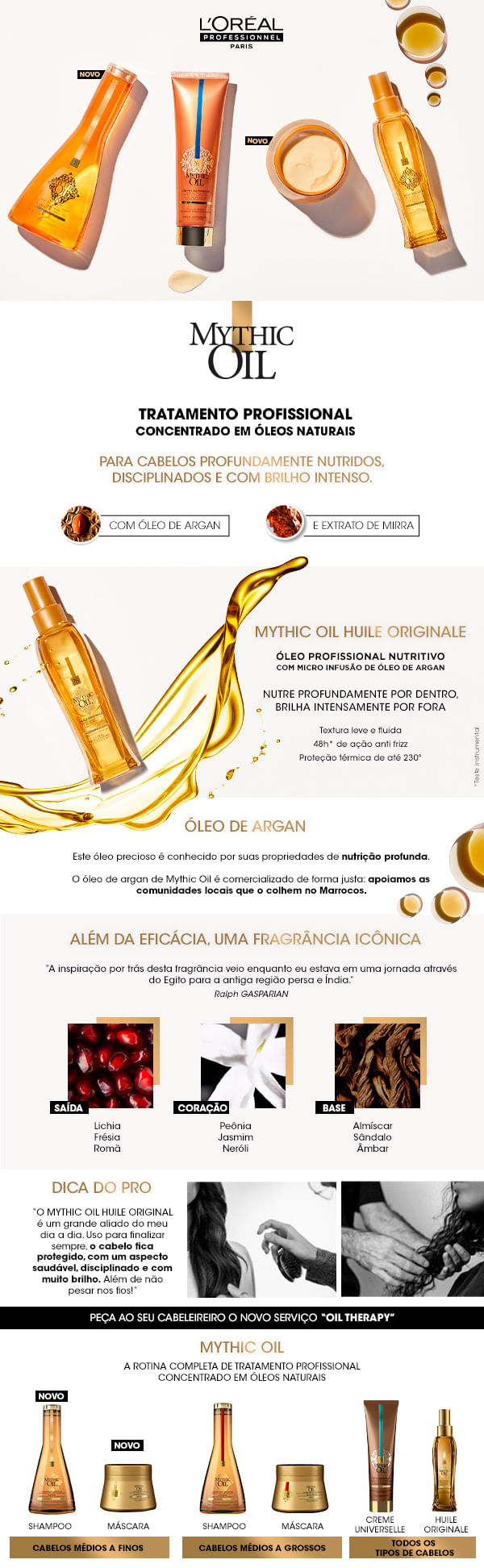  L'Oréal Professionnel Crème Universelle Mythic Oil - Creme para Pentear 